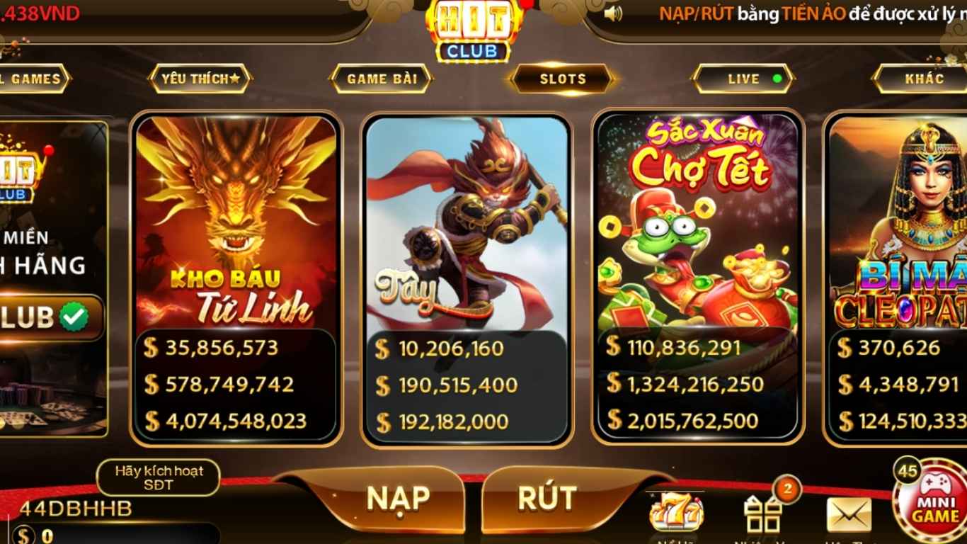 Giới thiệu Hitclub với các sản phẩm nổi bật