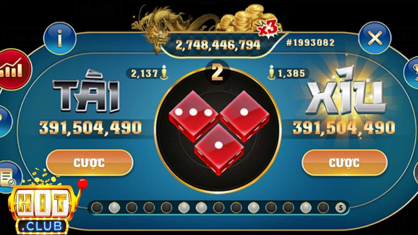 Những sảnh chơi Tài Xỉu online Hitclub
